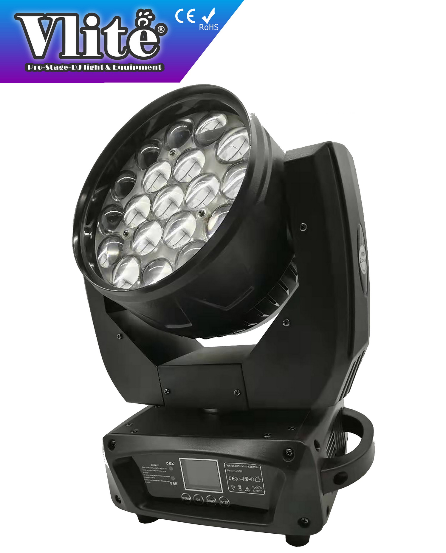 Y19 - 19 X15W ZOOM CIRCLE CONTROL LED MOVING HEAD