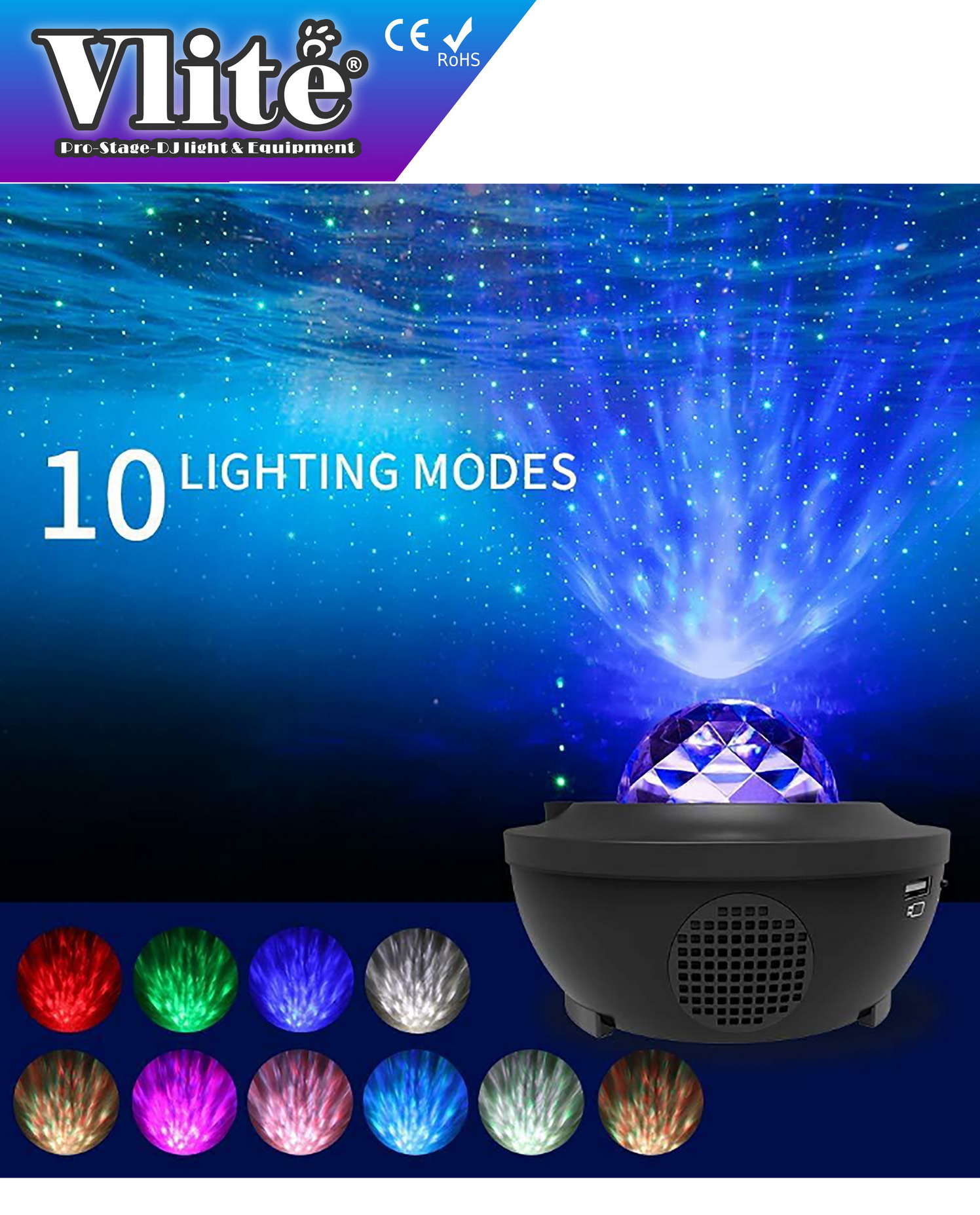 LV-DJ53 - Music Starry Projector