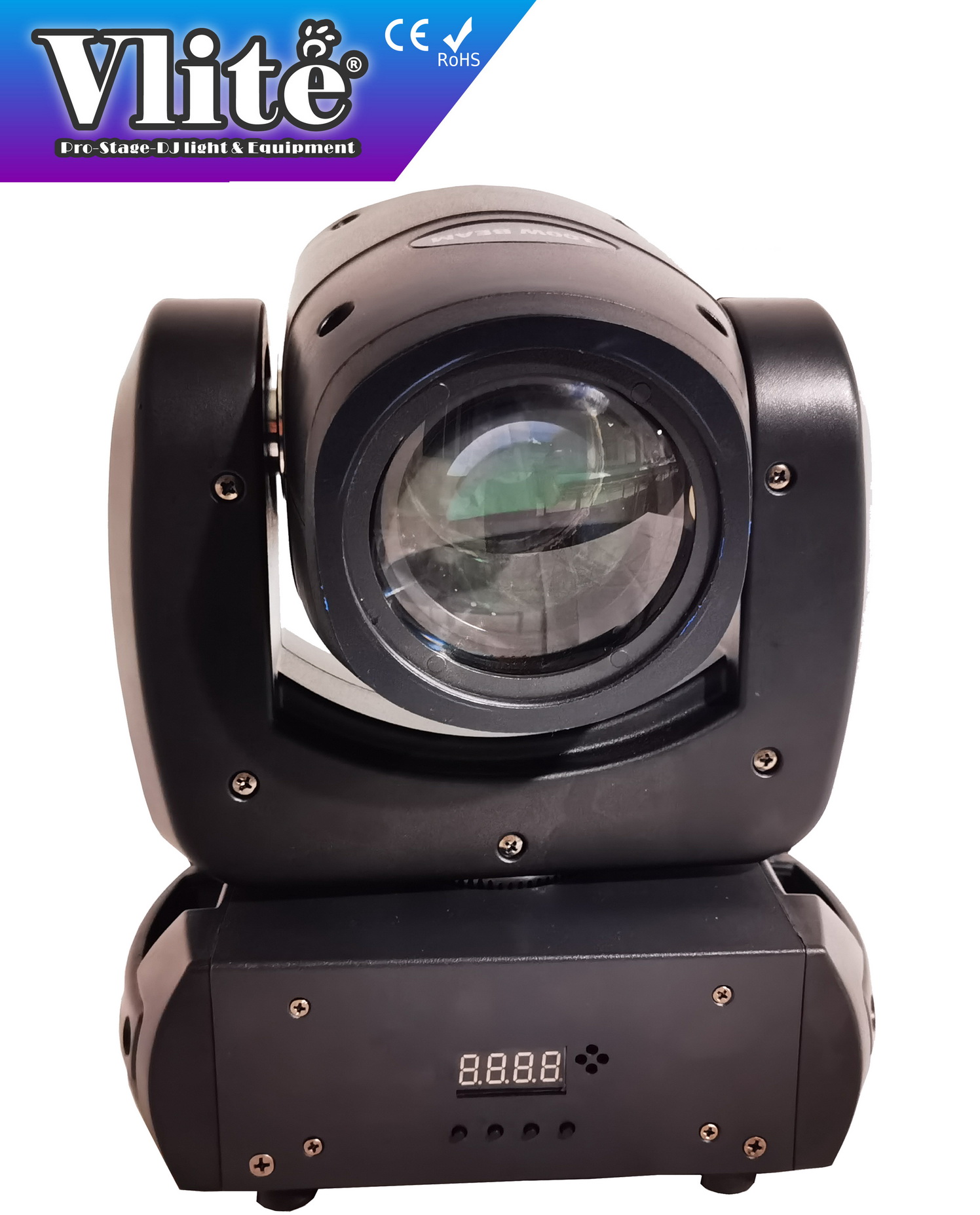 DJ-2123 - Mini Gobo Beam Moving Head 100W with 8-facet prism effect