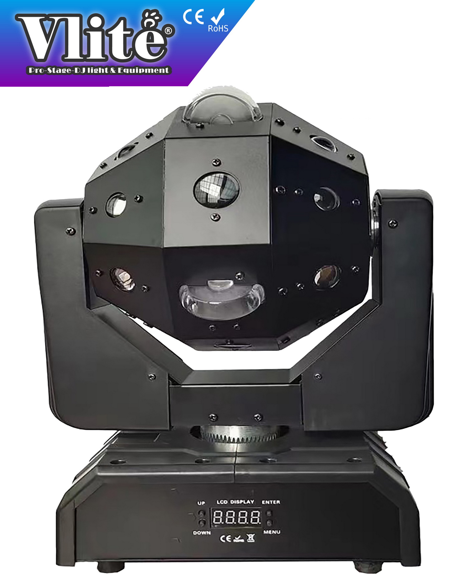 DJ-2109 - Night Prince _Mini GOBO LINE BEAM Laser 4-in-1 Moving Head