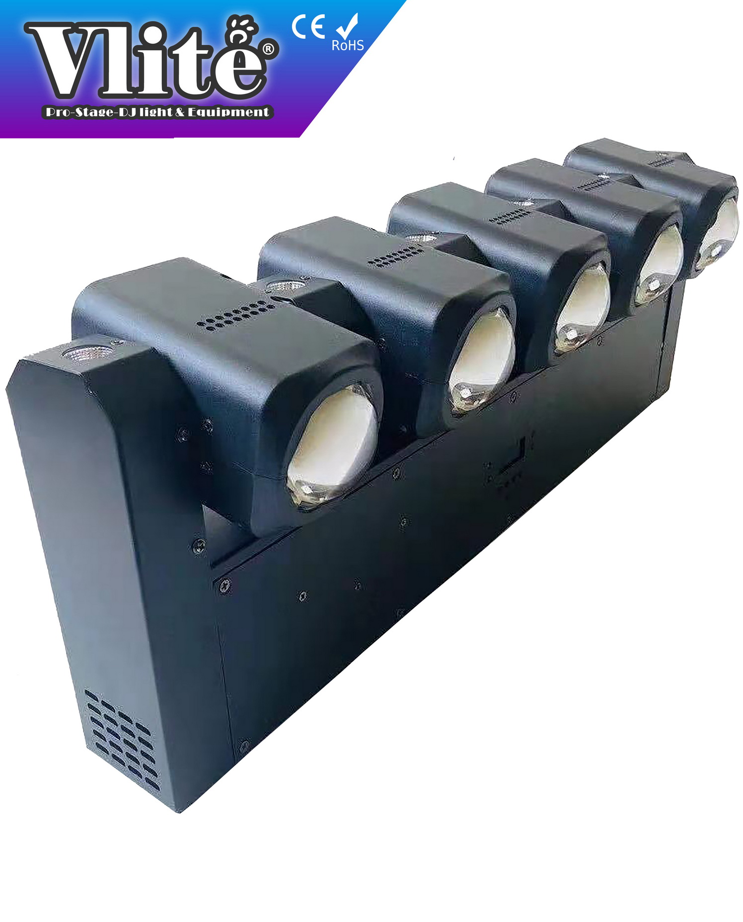 DJ-2120 - 5 Head Beam Light 5 X 40W RGBW