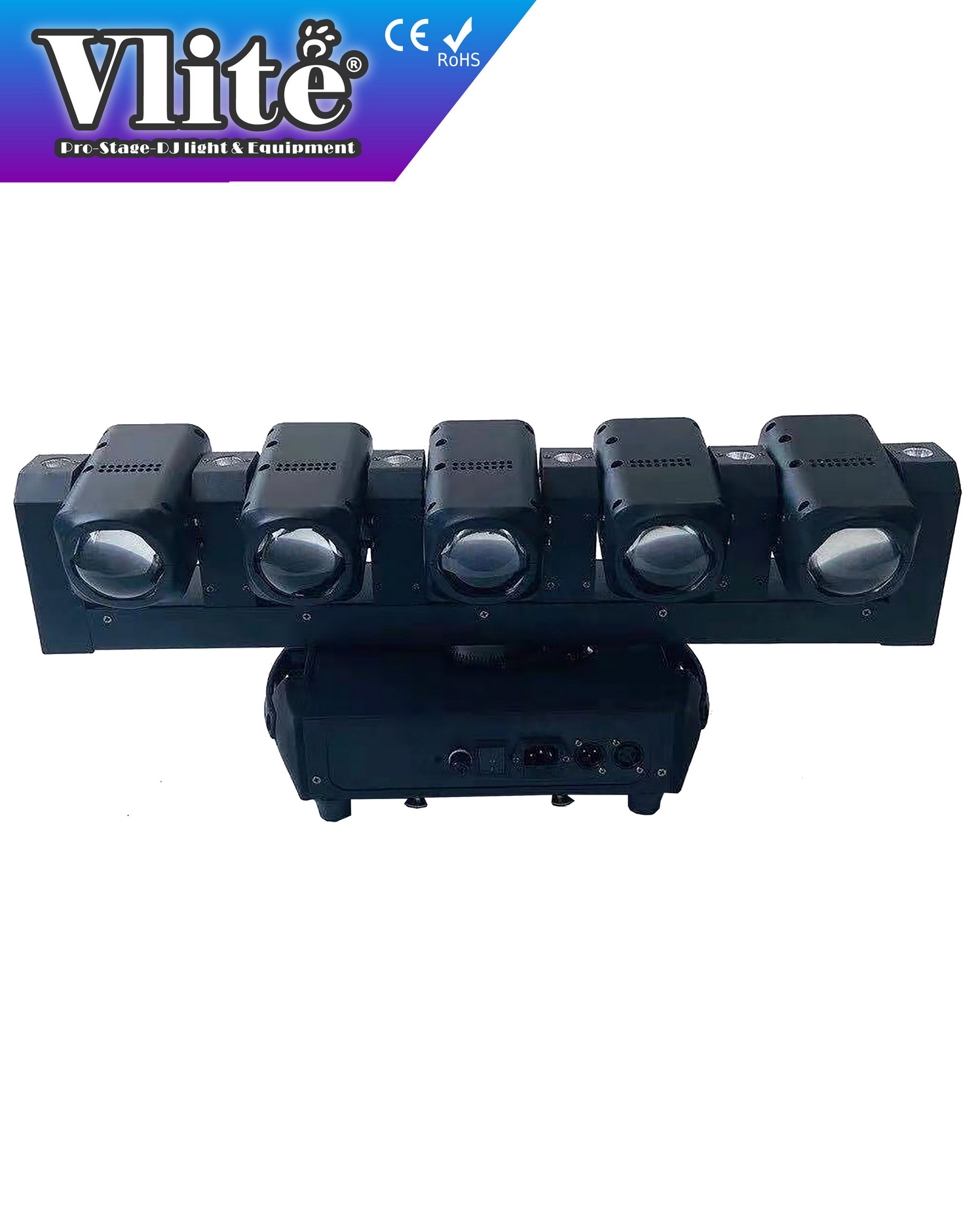 DJ-2121 - Moving Five Finger Sword - 5 Head Moving Head Beam Light 5 X 40W RGBW