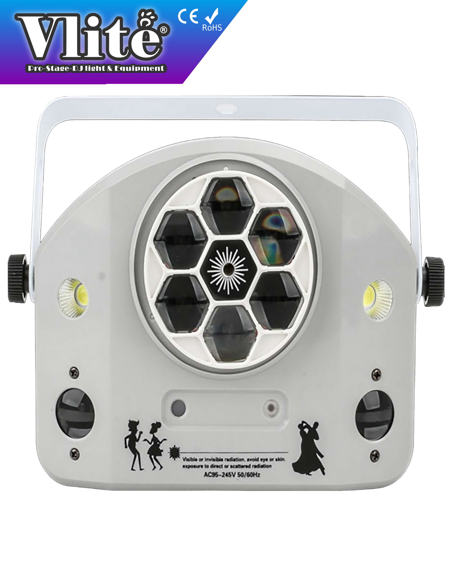 DJ-2104 - Magic Bee Eyes _Bee Eyes, GOBO, Laser, Strobe 4 IN 1