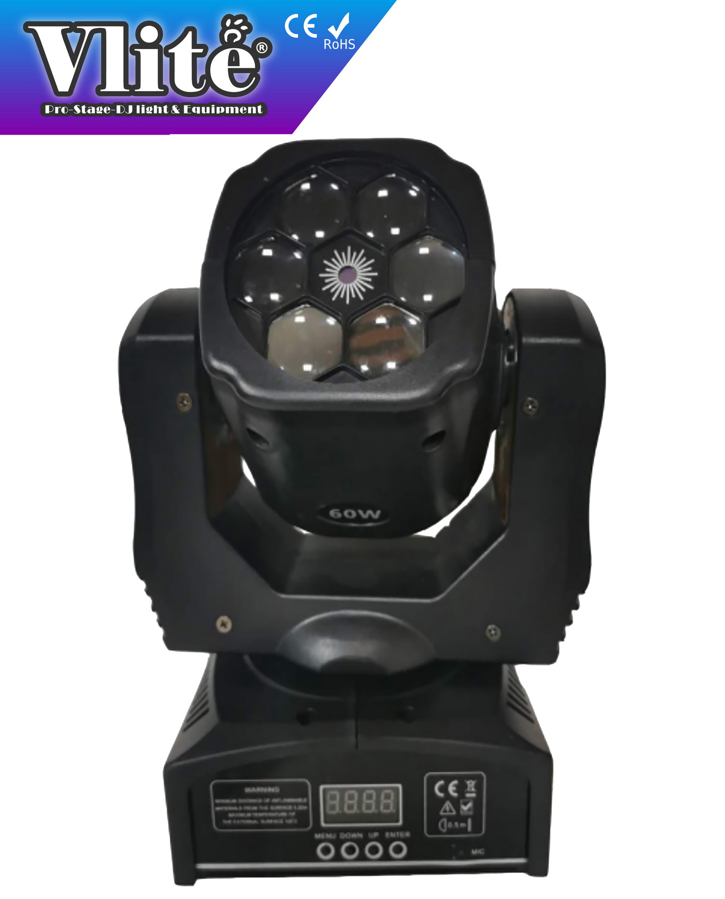 DJ-2106 - Mini Bee Eyes Green Laser Moving Head