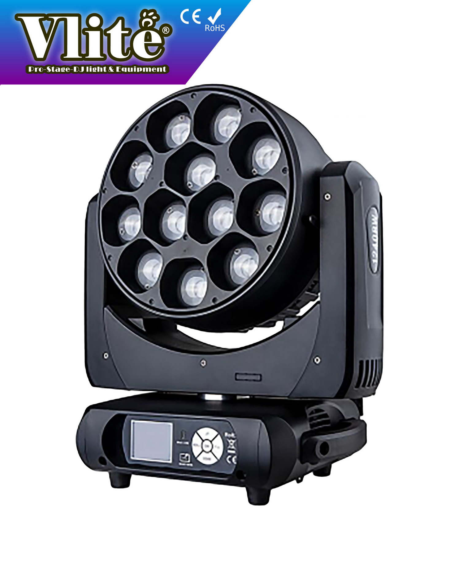 LV-21A12 - 12 X 40W LED BEAM ZOOM WASH Moving Head (NO Pixel Controlled)