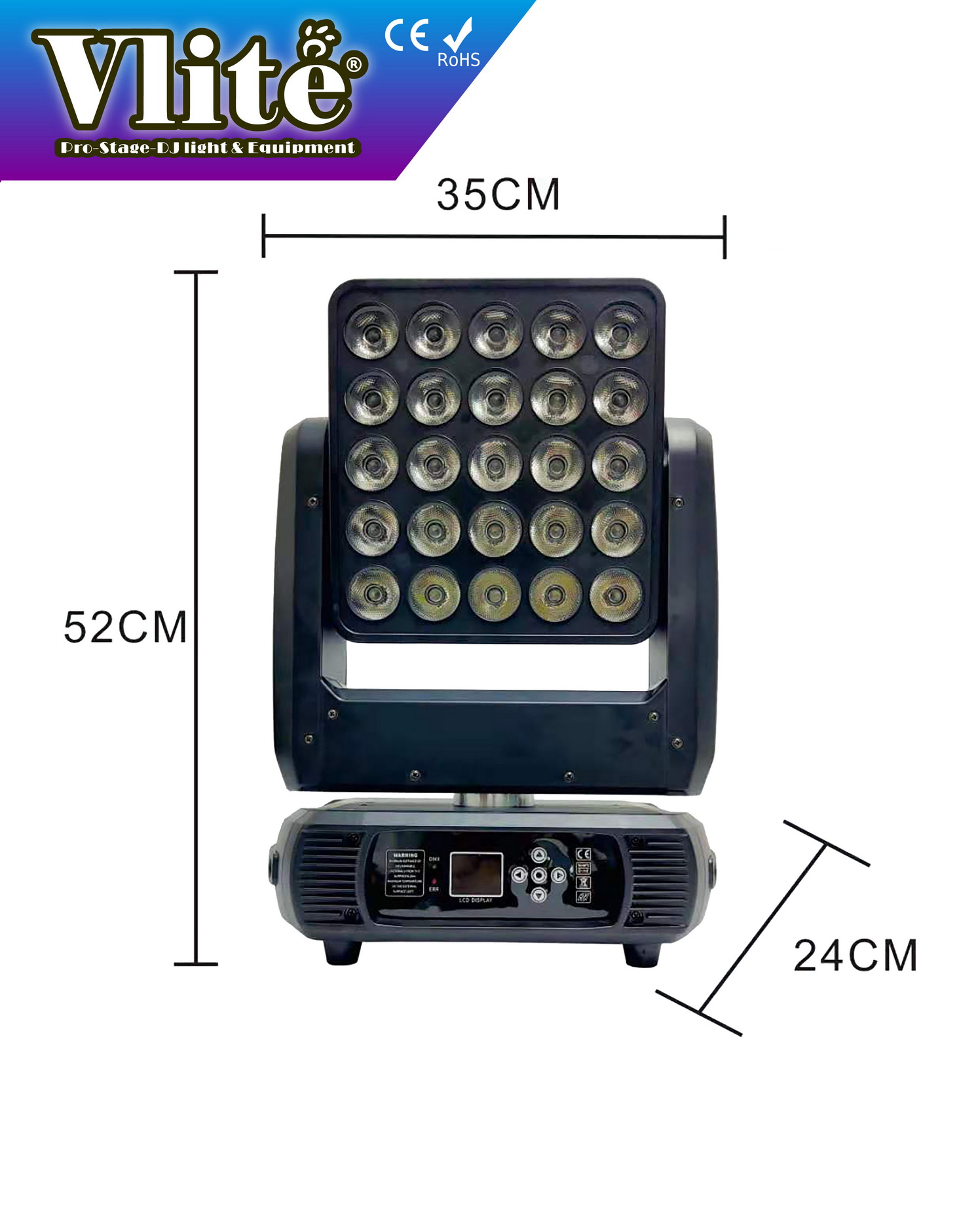 LV-21M25 - Upgraded 5 x 5 Matrix Moving Head