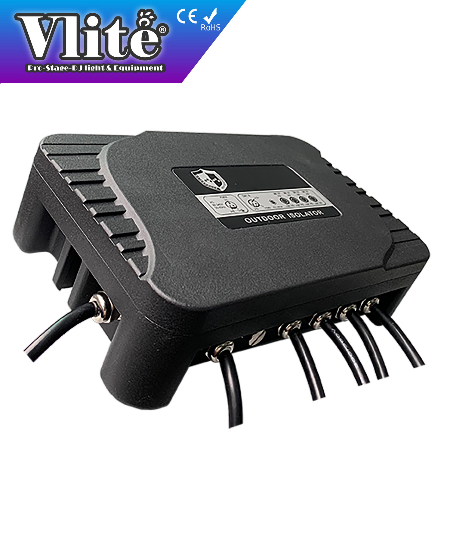 XP-A4-2 - Waterproof RDM/DMX512 Signal Distributor