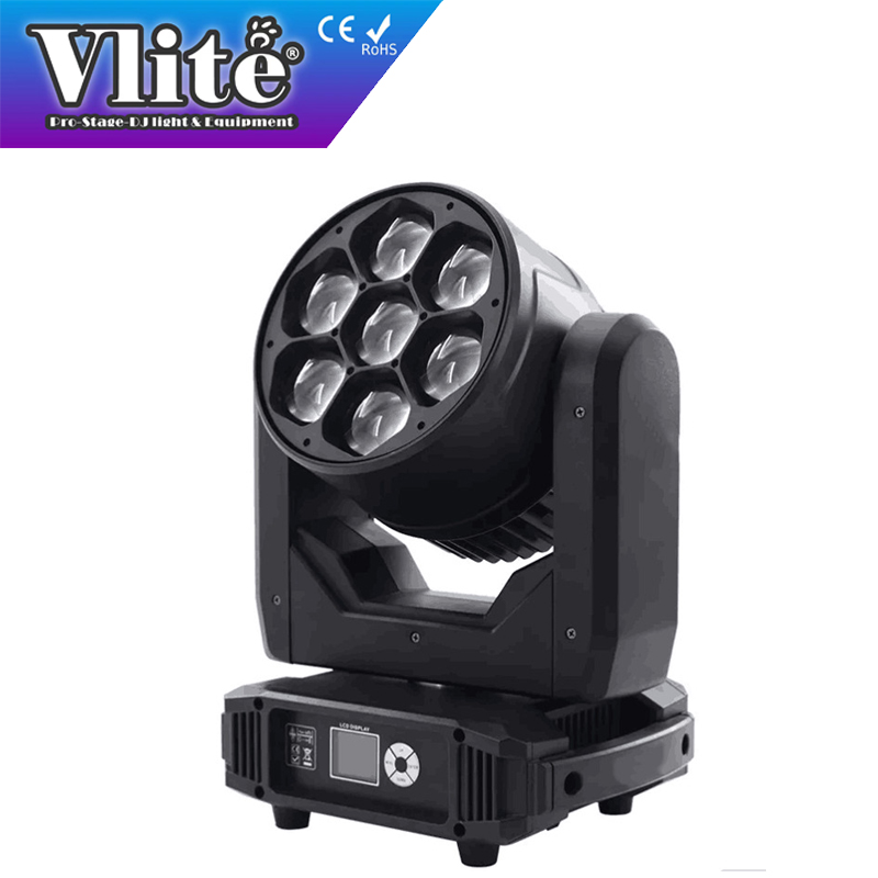 7x40W LED ZOOM WASH Moving Head Light