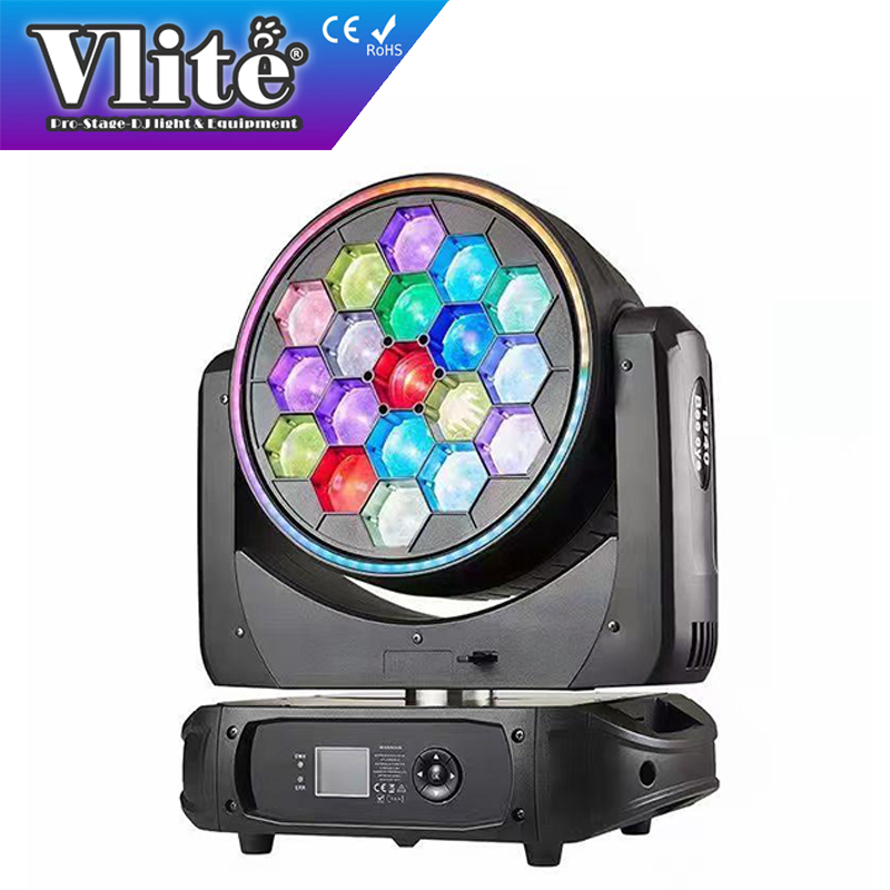 19x40W LED BEAM ZOOM WASH WITH LIGHT STRIP