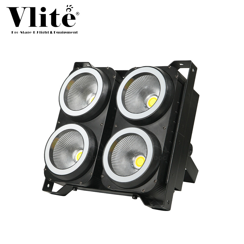 4-Eye Audience Blinder with Bi-Color LEDs & Pixel RGB Aura