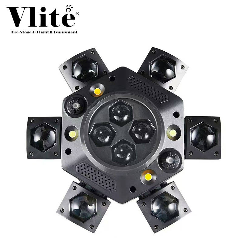 Bee-Eye Six-Arm Mini-King LED & Laser Multi-Effect Light