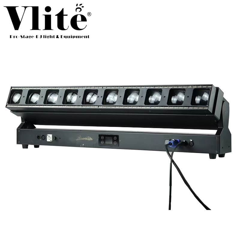LED BAR Zoom Beam Wash Moving Light 10 x 60W With LED Strip Effect